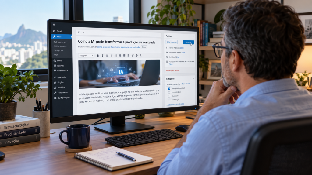 Como a IA consegue controlar aplicativos no computador e sites em WordPress?